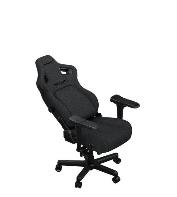 Крісло ігрове Anda Seat Kaiser 4 Dark Grey Fabric Size L - Фото 11 Крісло ігрове Anda Seat Kaiser 4 Dark Grey Fabric Size L - изображение 11