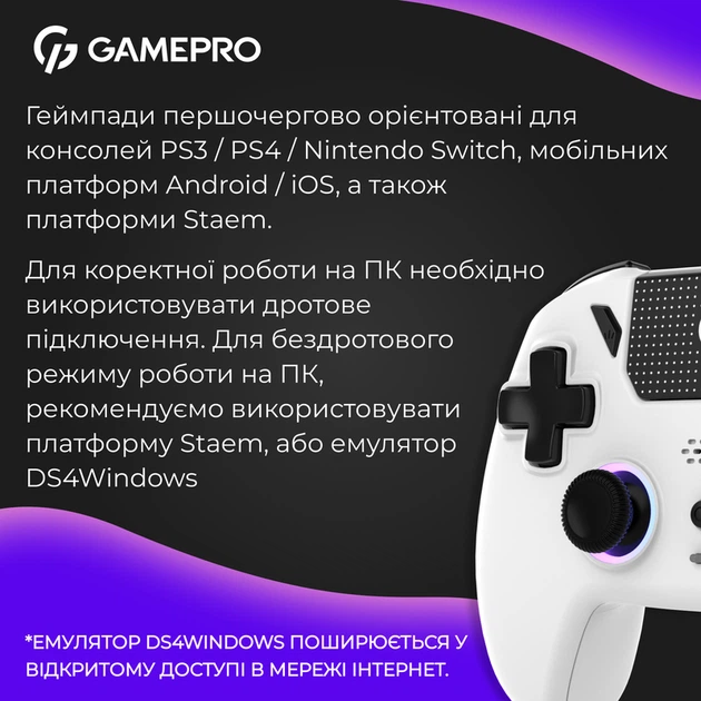 Бездротовий геймпад GamePro GPS13W - зображення 11