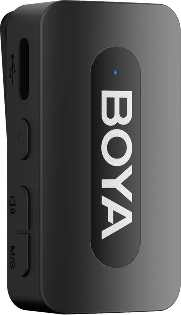 Бездротовий петличний мікрофон BOYA BY-V35 TRS for camera Black - изображение 6