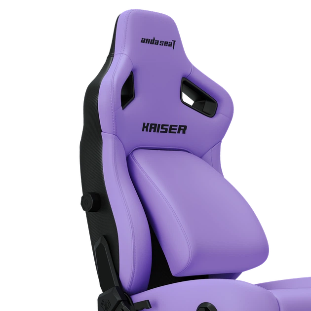 Крісло ігрове Anda Seat Kaiser 4 Violet Size XL - Фото 5 Крісло ігрове Anda Seat Kaiser 4 Violet Size XL - зображення 5
