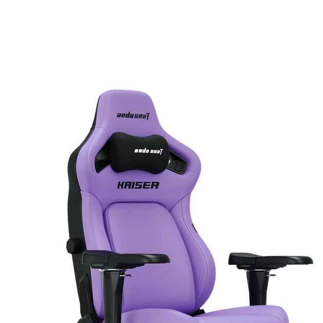 Крісло ігрове Anda Seat Kaiser 4 Violet Size XL - Фото 9 Крісло ігрове Anda Seat Kaiser 4 Violet Size XL - зображення 9