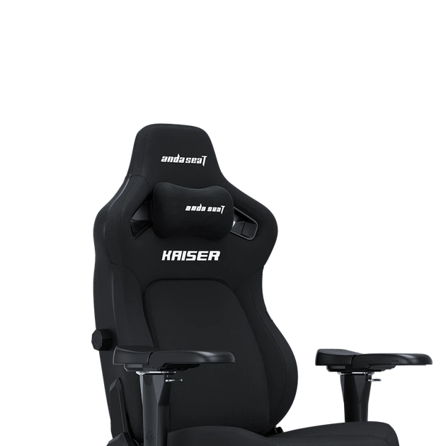 Крісло ігрове Anda Seat Kaiser 4 Black Fabric Size XL - зображення 8