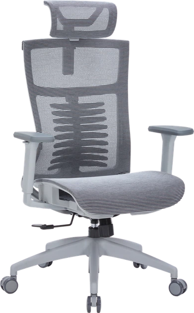 Крісло офісне OfficePro Balance OC620-G-DG-DG - Фото 6 Крісло офісне OfficePro Balance OC620-G-DG-DG - зображення 6