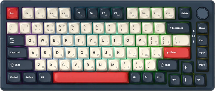 Бездротова механічна клавіатура GamePro Asgard Yord (MK266BL) - зображення 5