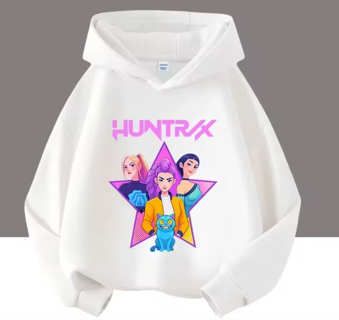 Худі для дівчаток пуловер Anime cosplay Кейпоп мисливці на демонів KPop Demon Hunters Зріст 160 фіолет - Фото 5 Худі для дівчаток пуловер Anime cosplay Кейпоп мисливці на демонів KPop Demon Hunters Зріст 160 фіолет - изображение 5