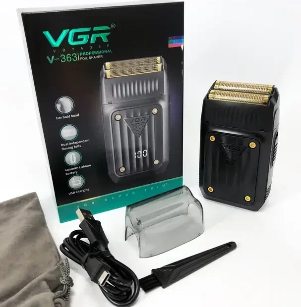 Электробритва мужская VGR V-363 портативная аккумуляторный шейвер 10270 - изображение 6