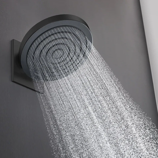 Верхній душ HANSGROHE Pulsify 260 2jet з тримачем Matt Black (24150670) - изображение 3