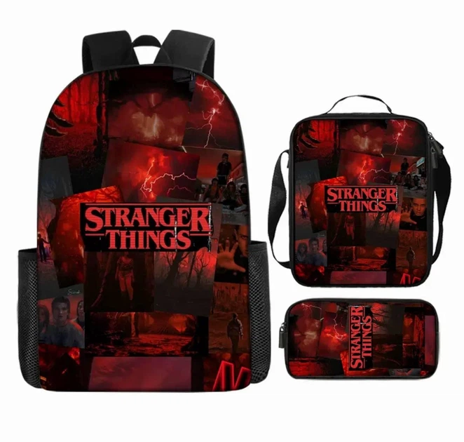 Набір 3 в 1 Дивні дива, Stranger Things рюкзак, сумка через плече, пенал - Фото 1 Набір 3 в 1 Дивні дива, Stranger Things рюкзак, сумка через плече, пенал - зображення 1
