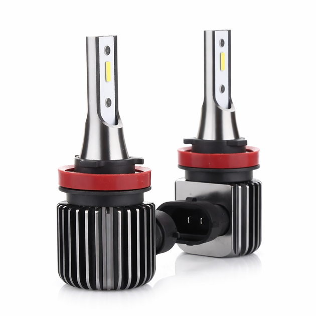 LED лампи Car Rover EF H11 (8000LM, 50W, 6000K) — Потужне світлодіодне головне світло CSP 1860, 2 шт. - зображення 3