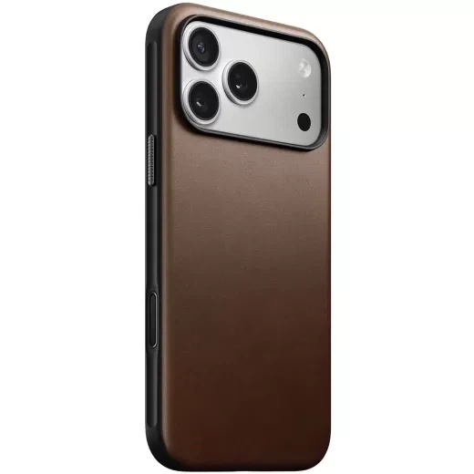 Кожаный чехол Nomad Modern Leather Case Brown для iPhone 17 Pro Max (NM014278858) - изображение 3