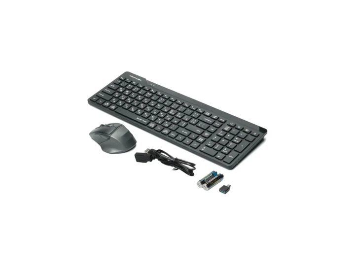 Комплект: клавіатура і миша A4Tech Fstyler FG2400 Air2 Black Wireless - изображение 3