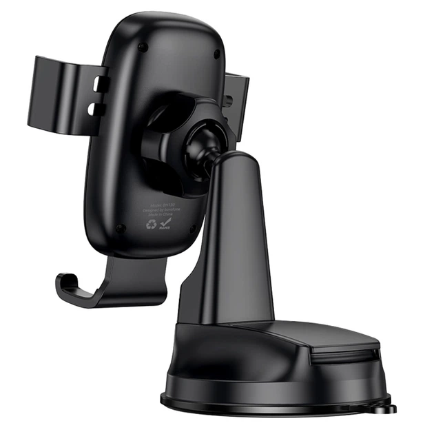 Автотримач для телефону BOROFONE BH130 Follower gravity car holder(center console) Black (6941991121289) - зображення 5