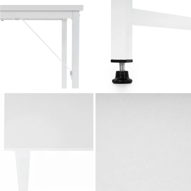 Комп'ютерний стіл Springos HF0042 100 x 50 x 76 см Білий (5908455305006) - зображення 9