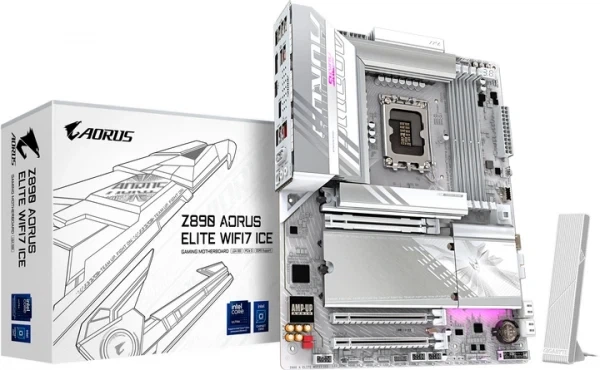 Материнська плата Gigabyte z890 aorus elite wf7 ice (s1851, z890, ddr5) - зображення 6