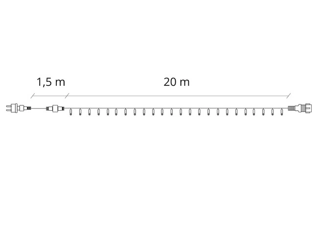 Wąż świetlny Springos CL4118 480 LED 21.5 m Multikolorowy (5907719465227) - obraz 5