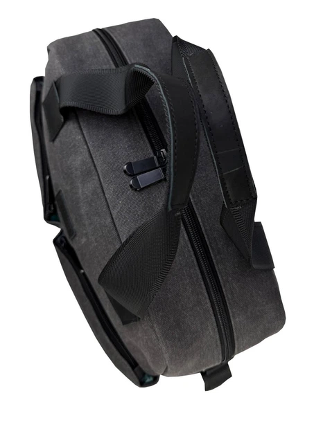 Сумка Унисекс Exodus Leather Canvas Серый S3305EX021 - изображение 5