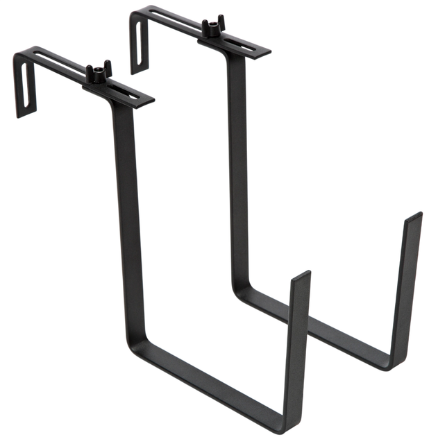 Горщик Балконна скринька Kadax Begonia Dluto з ручками 19x56 см Мокка (5903699428856) - зображення 4