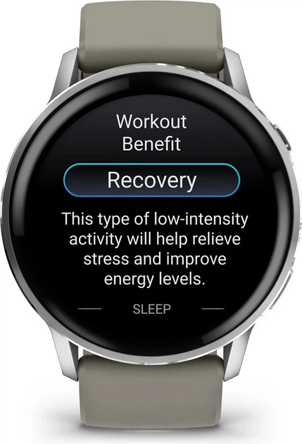 Smartwatch Garmin Venu 4 45mm Silver with Silver Gray Silicone Band (010-03014-01) - obraz 4