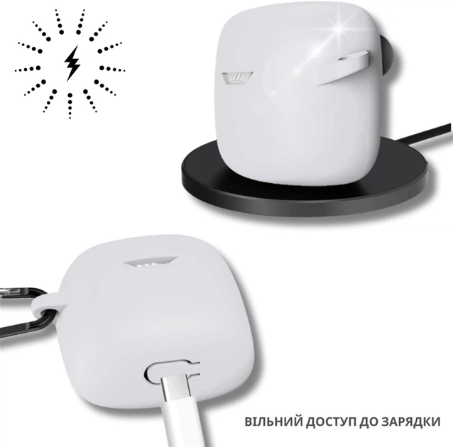 Чехол Silicon BeCover для JBL Tune Flex 2 White (BC_714828) - Фото 3 Чехол Silicon BeCover для JBL Tune Flex 2 White (BC_714828) - изображение 3