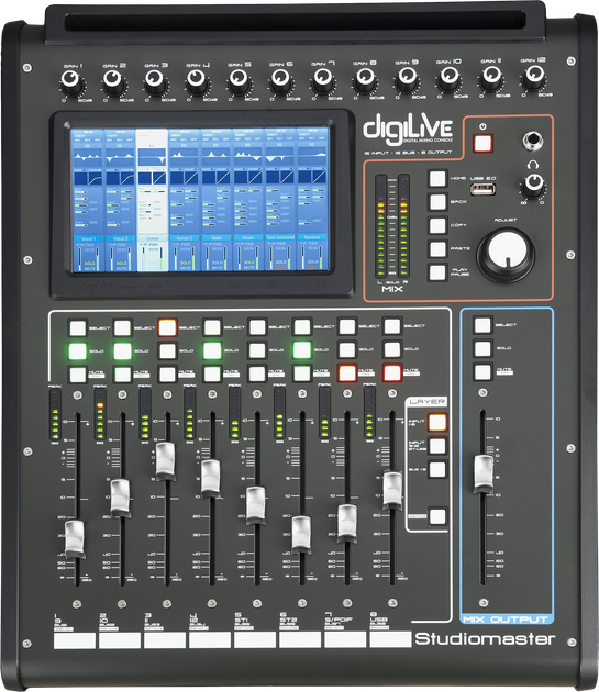 Mikser cyfrowy Studiomaster Digilive 16 (5060255343425) - obraz 2
