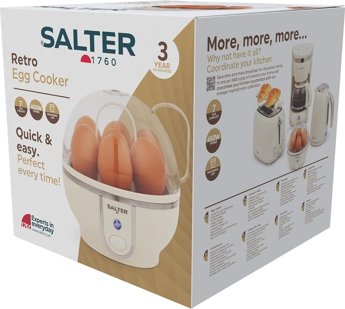 Яйцеварка SALTER EK6692CRMVDE - зображення 4