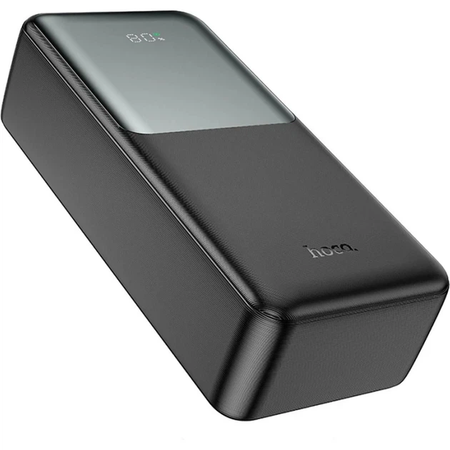 Повербанк 30000mAh 22.5W Hoco J136B Sirui 2xUSB/Type-C/microUSB швидка зарядка чорний - Фото 4 Повербанк 30000mAh 22.5W Hoco J136B Sirui 2xUSB/Type-C/microUSB швидка зарядка чорний - зображення 4
