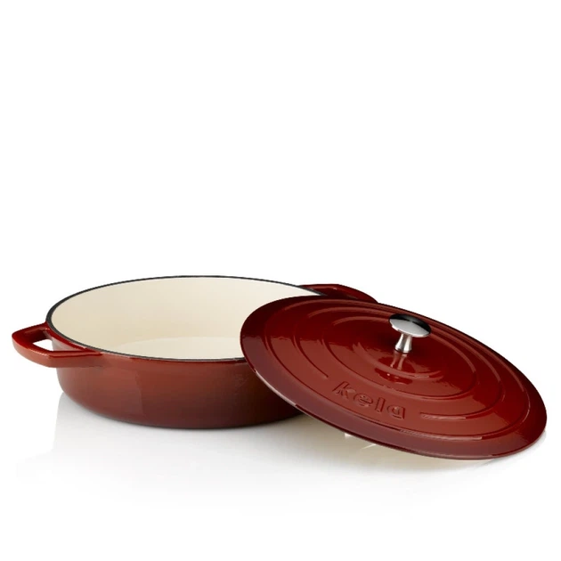 Сотейник з кришкою KELA 11938 28 см Червоний (00132956) - зображення 2