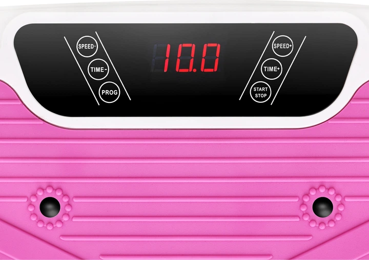 Platforma wibracyjna HMS SVP45 z linkami treningowymi Różowa (5908261686337)  - obraz 4