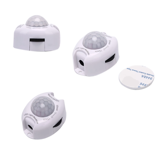 Датчик руху інфрачервоний з таймером Motion Sensor DC 5-24V - зображення 2