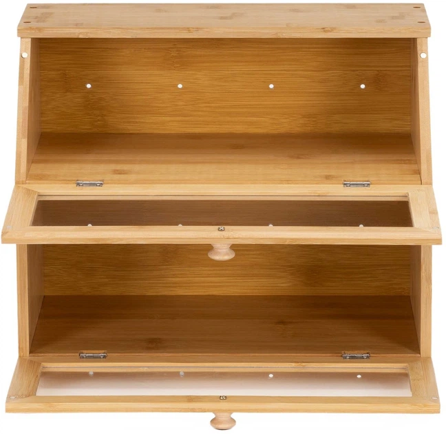 Chlebak Springos bambusowy dwupoziomowy(5908455306157) - obraz 2