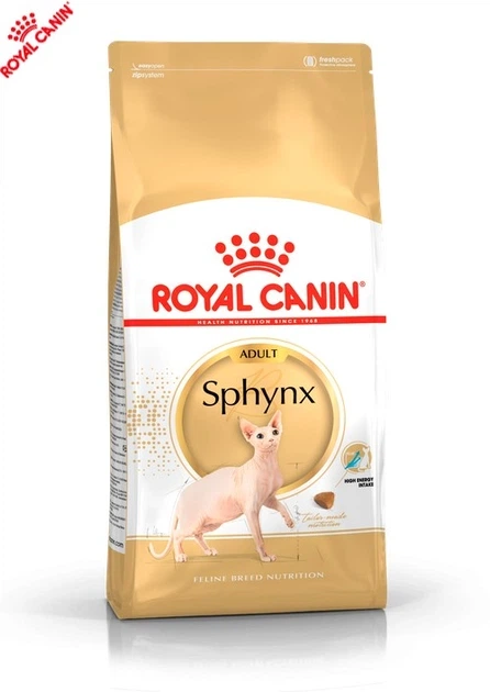 Сухой корм Royal Canin Sphynx Adult – для взрослых кошек породы Сфинкс от 12 месяцев, 10 кг (2556100) - Фото 7 Сухой корм Royal Canin Sphynx Adult – для взрослых кошек породы Сфинкс от 12 месяцев, 10 кг (2556100) - изображение 7