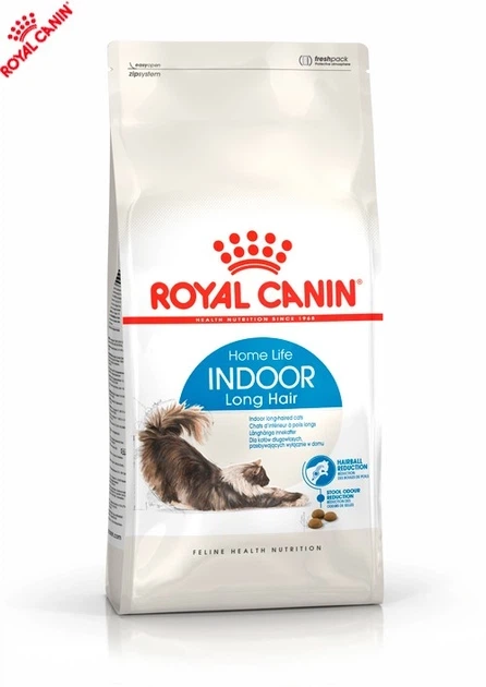 Сухой корм Royal Canin Indoor Long Hair - сухой корм для живущих в помещении длинношерстных кошек, 2 кг (25490209) - изображение 7