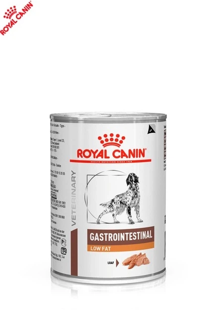 Влажный корм Royal Canin Gastrointestinal Low Fat - консервы для собак при расстройствах пищеварения (40290040) - Фото 4 Влажный корм Royal Canin Gastrointestinal Low Fat - консервы для собак при расстройствах пищеварения (40290040) - изображение 4