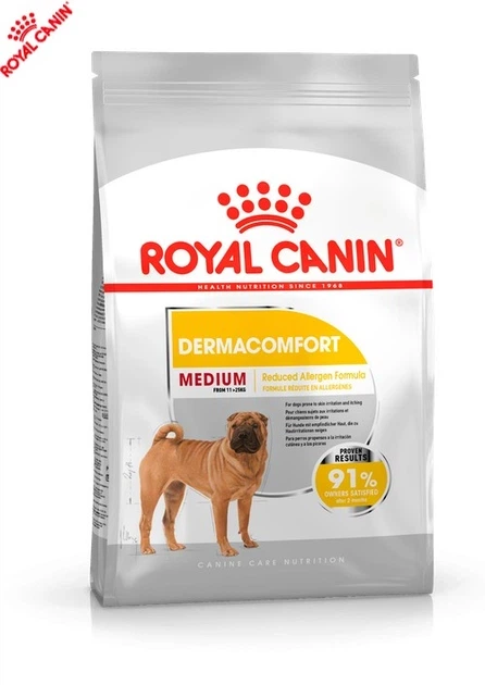 Сухий корм Royal Canin Medium Dermacomfort - для собак середніх порід із чутливою шкірою, 12 кг (122442010) - Фото 2 Сухий корм Royal Canin Medium Dermacomfort - для собак середніх порід із чутливою шкірою, 12 кг (122442010) - зображення 2
