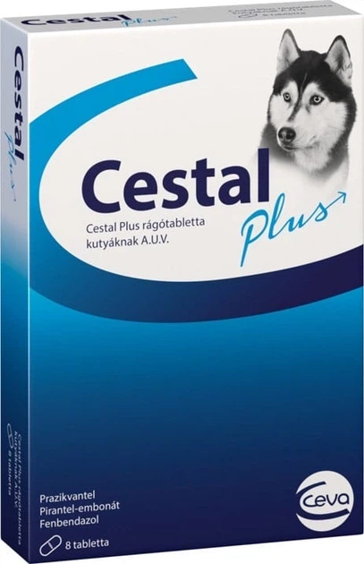 Ceva Cestal Plus (Цестал Плюс) – антигельмінтний препарат для собак широкого спектру дії, жувальні таблетки, 8 шт - Фото 2 Ceva Cestal Plus (Цестал Плюс) – антигельмінтний препарат для собак широкого спектру дії, жувальні таблетки, 8 шт - изображение 2