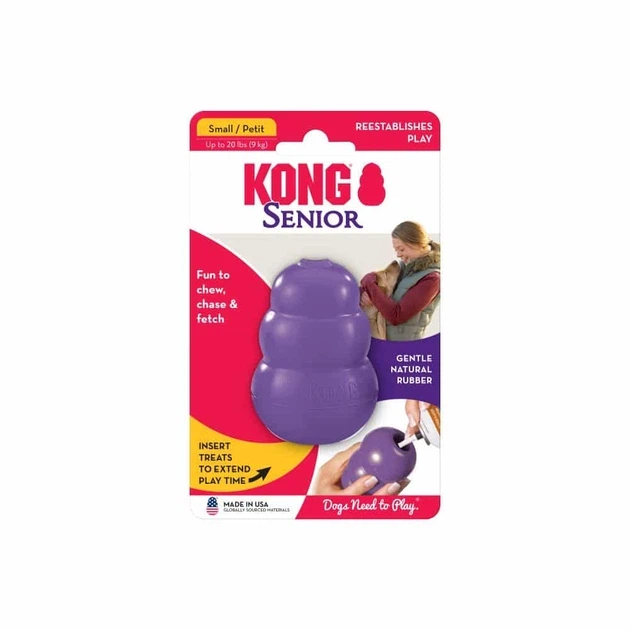 Іграшка Kong Senior груша-годівниця для собак малих порід зрілого віку, S - зображення 5