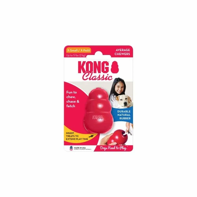 Іграшка Kong Classic груша-годівниця для собак мініатюрних порід, XS - зображення 5