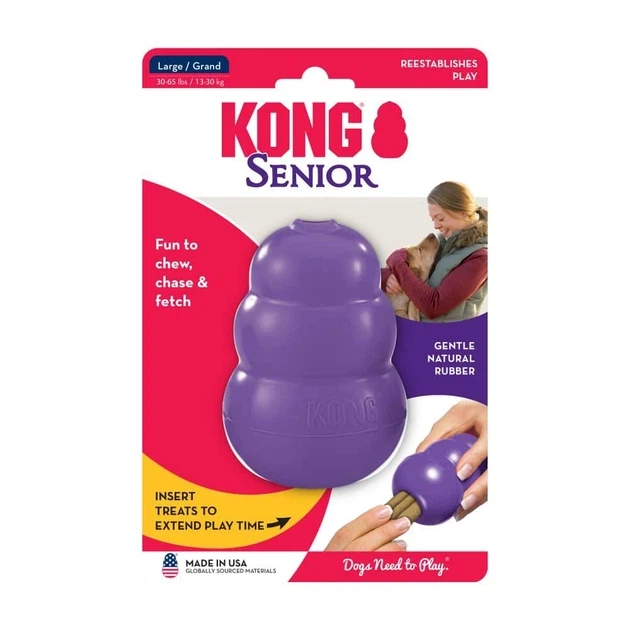 Іграшка Kong Senior груша-годівниця для собак середніх і великих порід зрілого віку, L - зображення 5