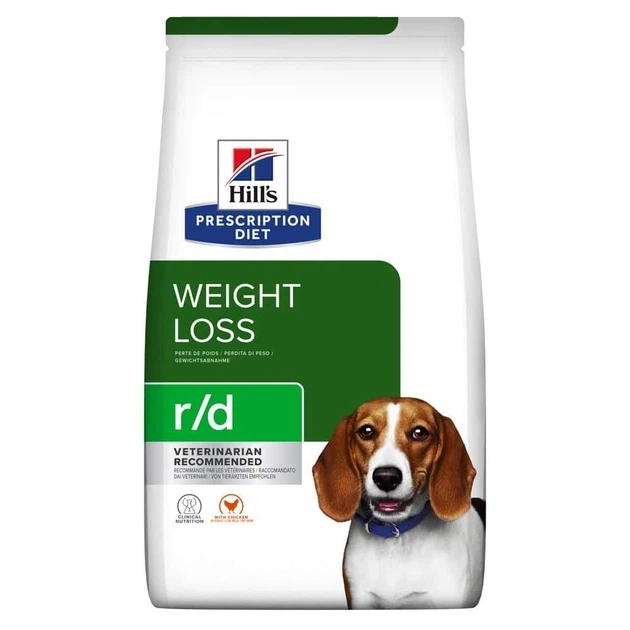 Hill's PRESCRIPTION DIET weight loss r/d Сухий корм для собак для зниження ваги, з куркою, 1,5 кг - изображение 9