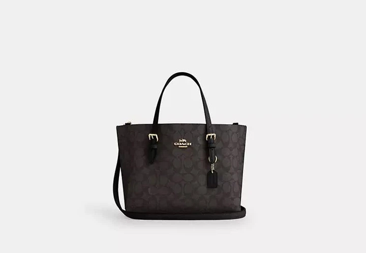 Жіноча сумка Coach Mollie Tote Bag 25 In Signature Canvas