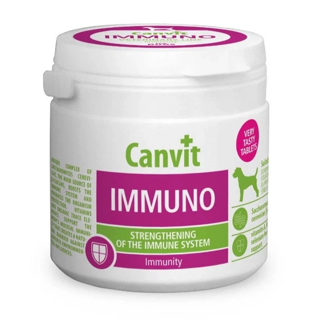 Комплекс витаминов для собак Canvit Immuno for dogs 100g в упаковке (can50733) - изображение 2