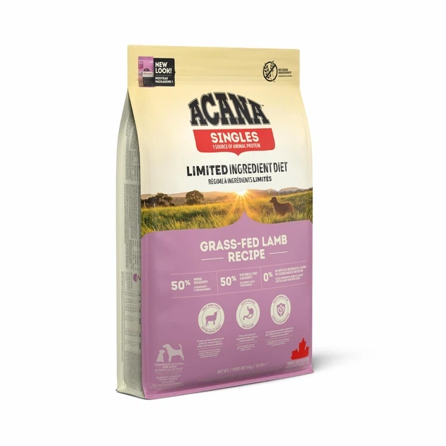 Сухой гипоаллергенный корм для собак всех пород ACANA Grass-Fed Lamb 6 кг (a57060) - изображение 3