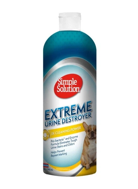 Засіб для нейтралізації запахів та видалення стійких плям Simple Extreme Urine Destroyer 945 мл в упаковці (ss13851) - зображення 2