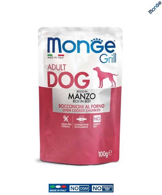 Влажный корм Monge Dog Wet GRILL говядина 0.1 кг (013154) - изображение 2