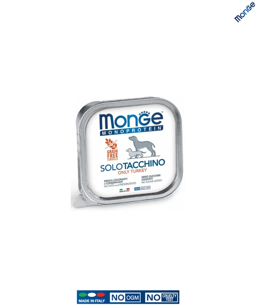 Влажный корм Monge Dog Wet SOLO 100% индейка 0.15 кг (014144) - Фото 2 Влажный корм Monge Dog Wet SOLO 100% индейка 0.15 кг (014144) - изображение 2
