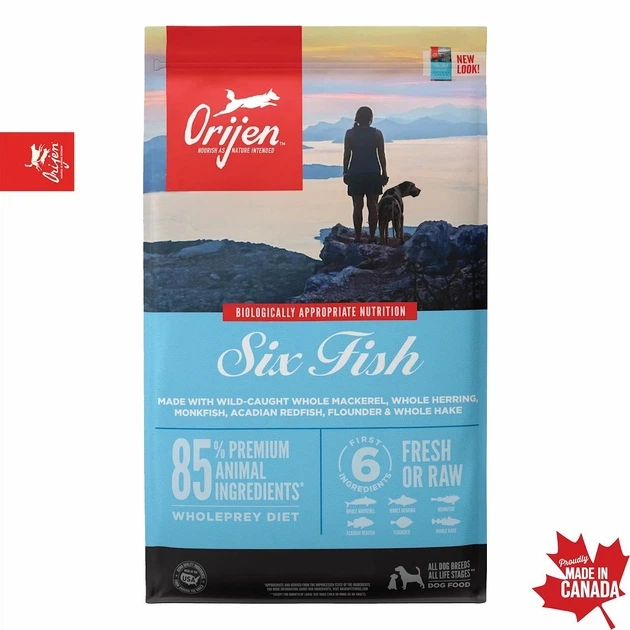 Сухой корм для собак всех пород Orijen Six Fish 2 кг (o18320) - изображение 9