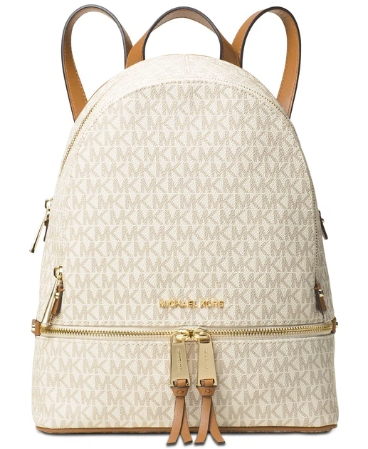 Женский рюкзак Michael Michael Kors Rhea Medium Logo Backpack (30S7GEZB1B) - изображение 4