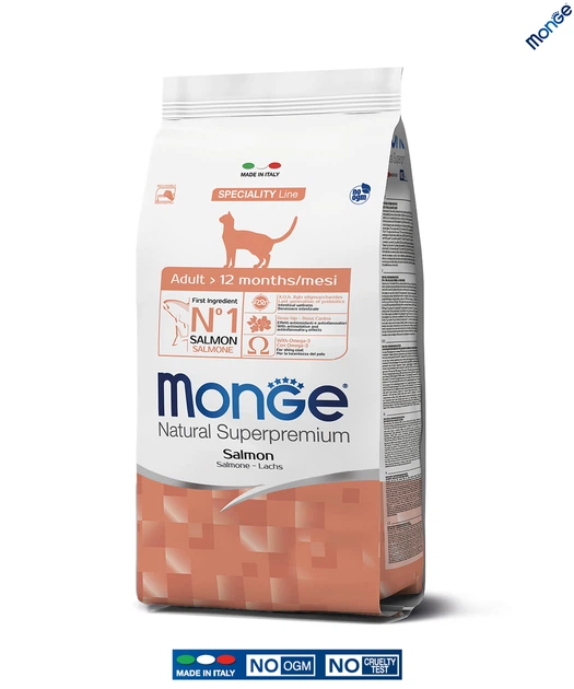 Сухой корм Monge Cat Adult с лососем 0.4 кг (005487) - изображение 2