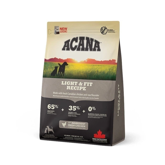 Сухой корм для собак ACANA Light & Fit против ожирения для взрослых собак всех пород 2 кг (a51220) - изображение 4