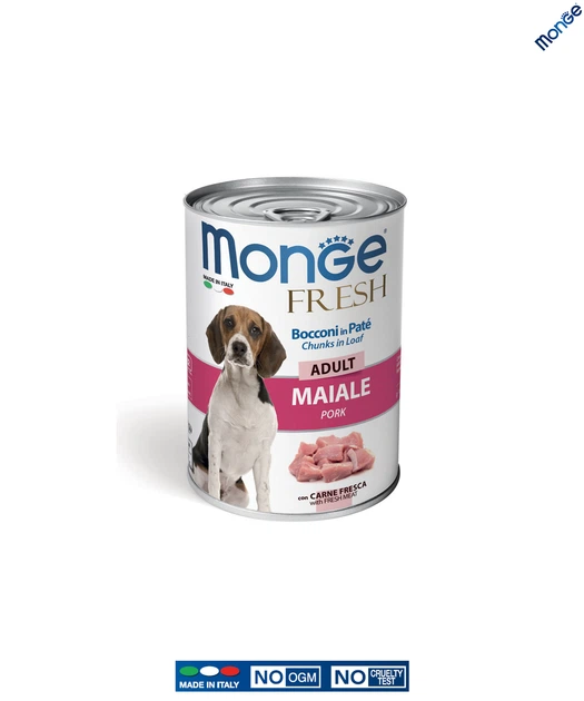 Влажный корм Monge Dog Wet FRESH свинина 0.4 кг (014465) - Фото 2 Влажный корм Monge Dog Wet FRESH свинина 0.4 кг (014465) - изображение 2